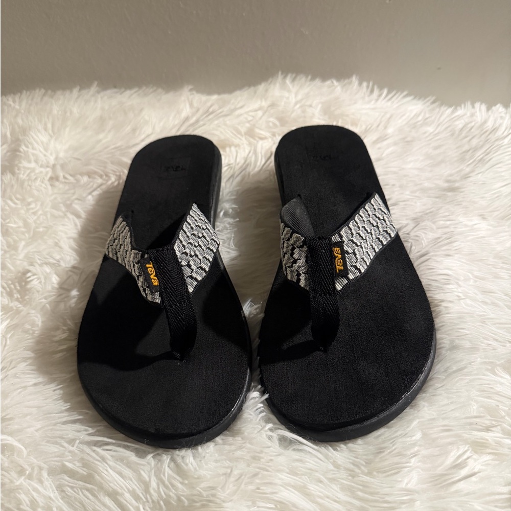 Teva Monochrome Patterned Sandals Women Size 10